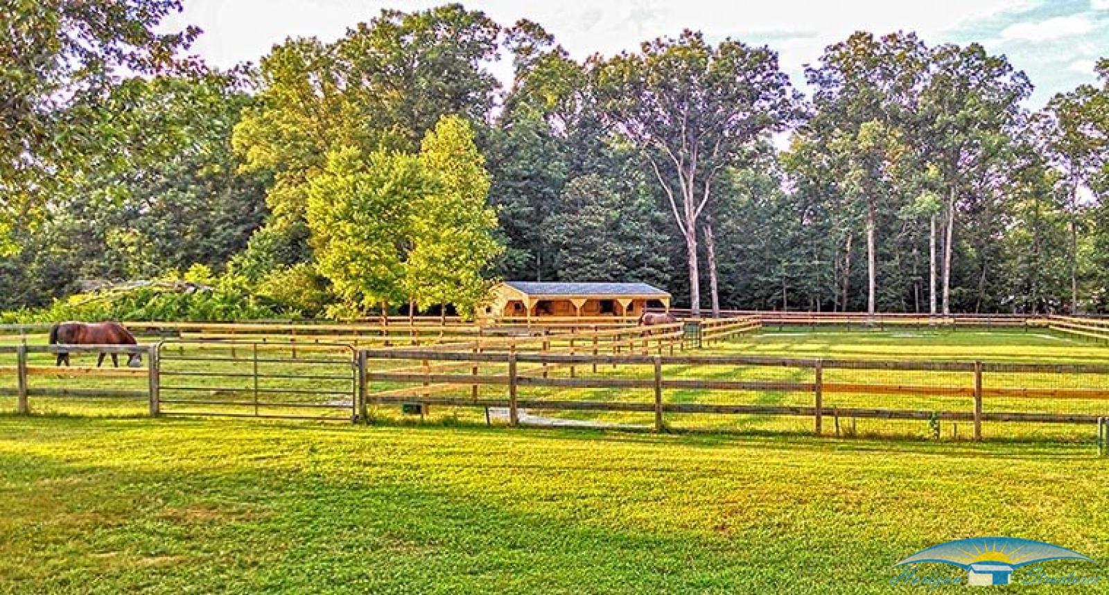 Shedrow Horse Barns Prefab Shedrow Barns