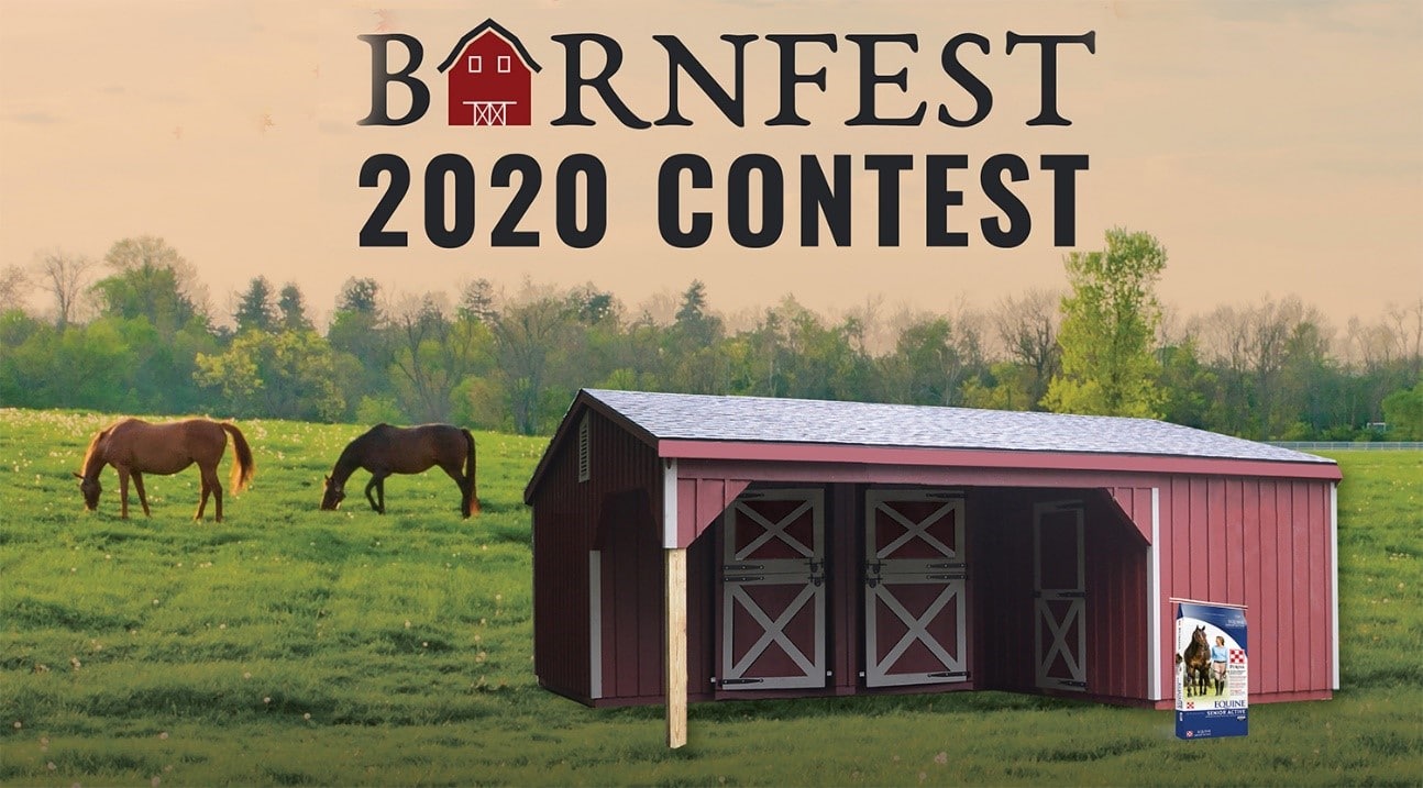 Barnfest 2020 Contest Free Horse Barn Giveaway