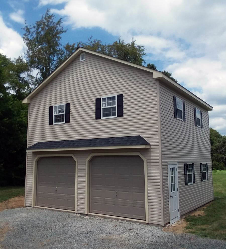 2-Story Prefab Garage | Modular Garage with Loft