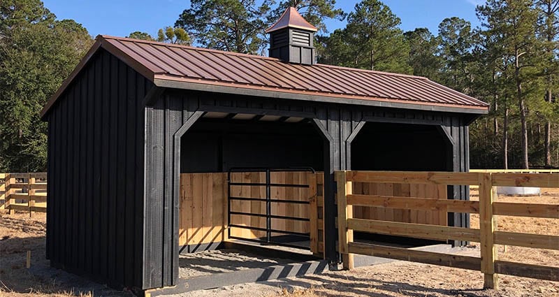 Amish-Built Horse Barns | Prefabricated Horse Barns for Sale