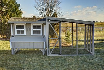 Quaker coop with roof run