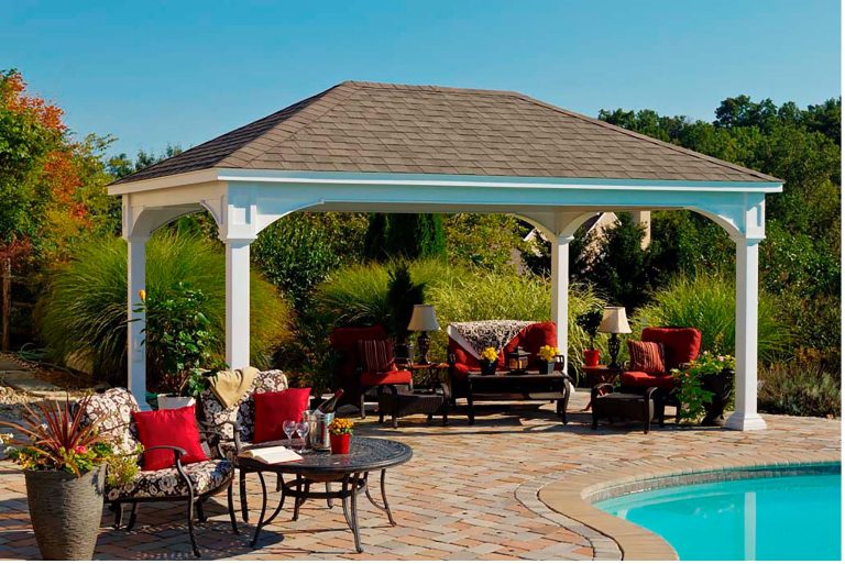 Gazebo vs. Pergola vs. Pavilion Pros & Cons Horizon Structures