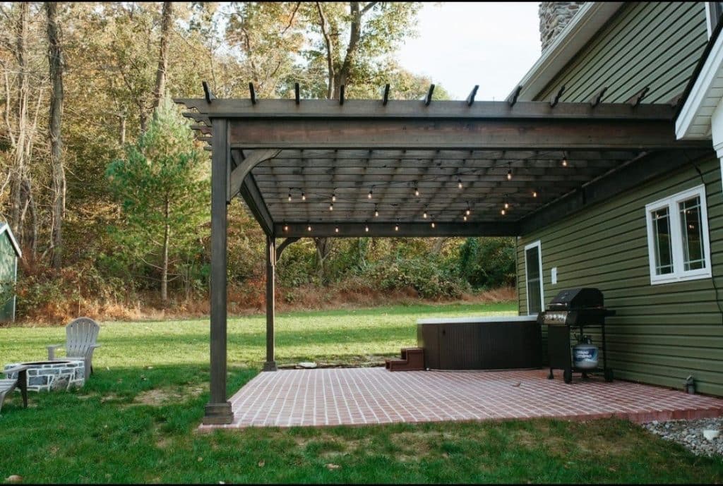 16x20 Cinder Pergola