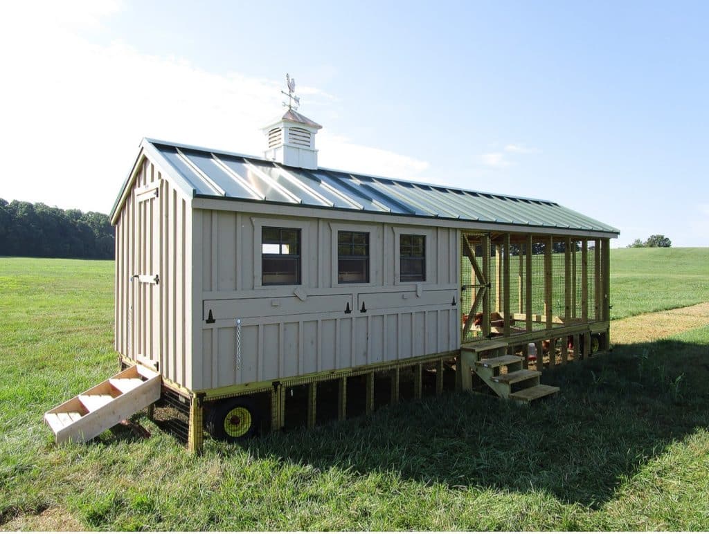 tractor model chicken coop