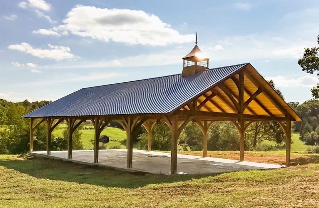 kingston timber frame pavilion