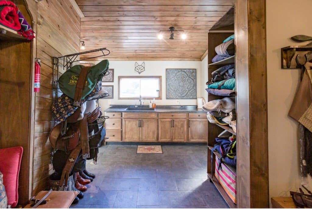 horse barn tack room