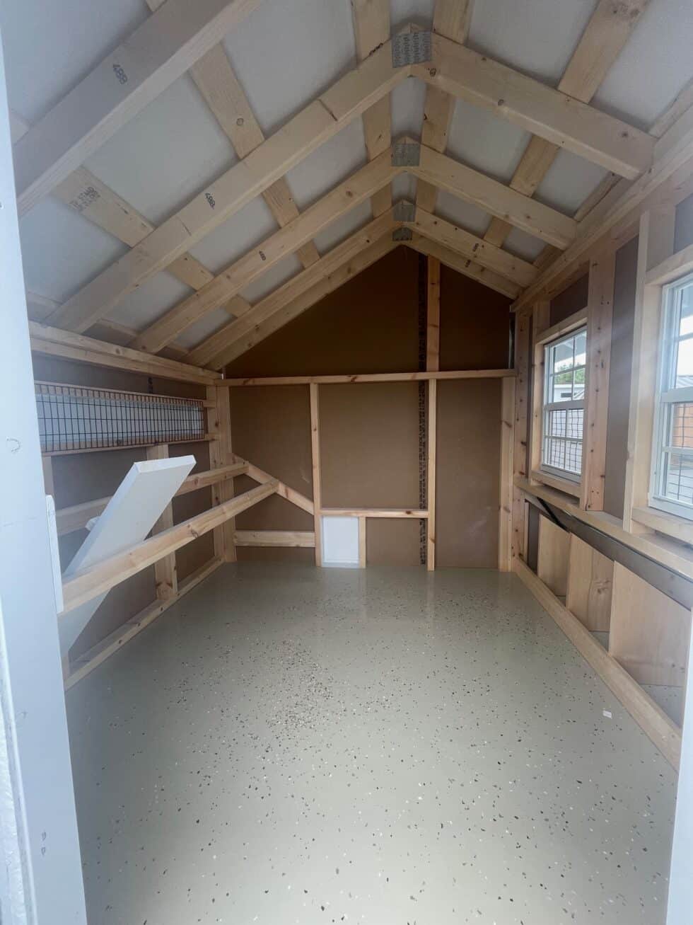6x12 Quaker Combo - Black Metal Roof - Image 5