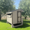 4x6 Quaker Coop - Clay Metal Roof - Image 2