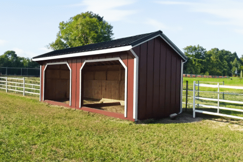 10x24 Run-in Shed - Black Metal Roof - Located in Powell WY!