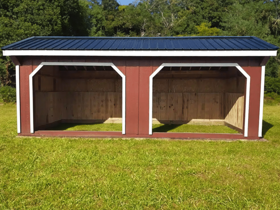 10x24 Run-in Shed - Black Metal Roof - Located in Powell WY! - Image 2
