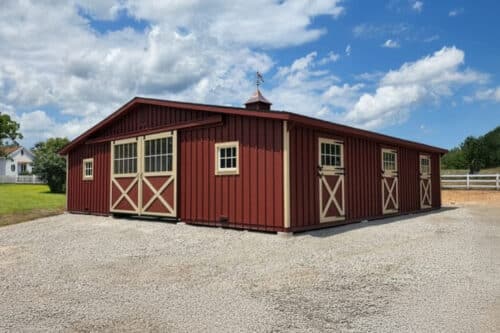 36x36 Low Profile Barn - Weatherwood Shingles - Located in Powell, WY!