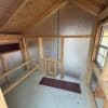 7x12 Quaker Combo Coop – Charcoal Shingle Roof - Image 3