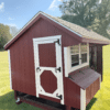7x12 Quaker Combo Coop – Charcoal Shingle Roof - Image 2