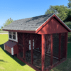 7x12 Quaker Combo Coop – Charcoal Shingle Roof