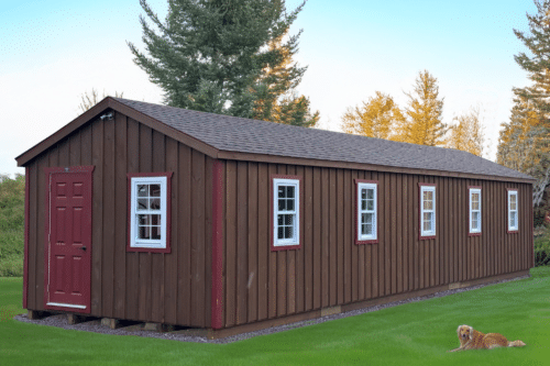 12x42 8 Box Kennel with Red Metal Roof - Located in Atglen PA!