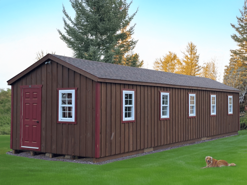 12x42 8 Box Kennel with Red Metal Roof - Located in Atglen PA!