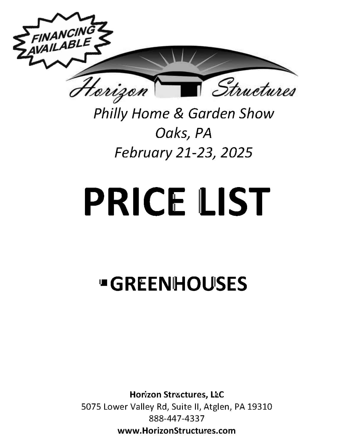 COVER - Price Booklet_Philly HG-Oaks_2025