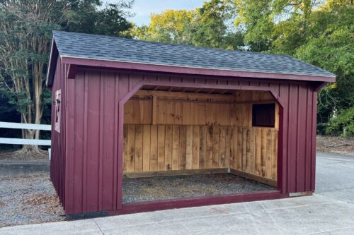 10×16 Run-In Shed – Charcoal Shingles – Located in Greenwood, SC!