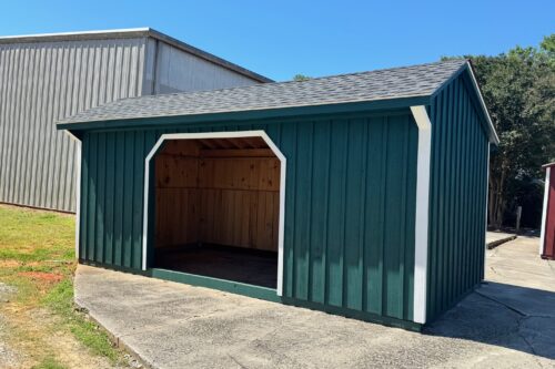 10×20 Run-In Shed – Pewter Gray Shingles – Located in Greenwood, SC!