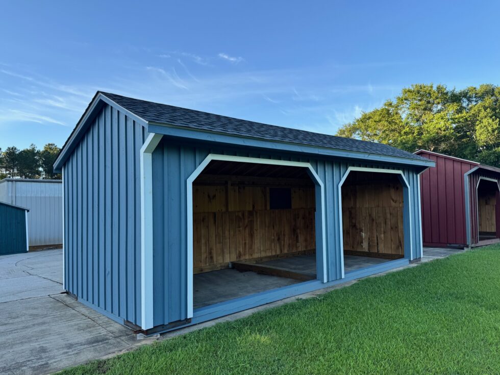 10×24 Run-In Shed – Fox Hollow Gray Shingles – Located in Greenwood, SC!