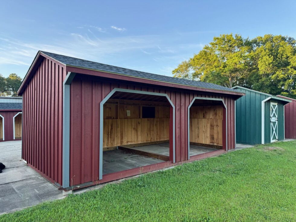 12×24 Run-In Shed – Pewter Gray Shingles – Located in Greenwood, SC!