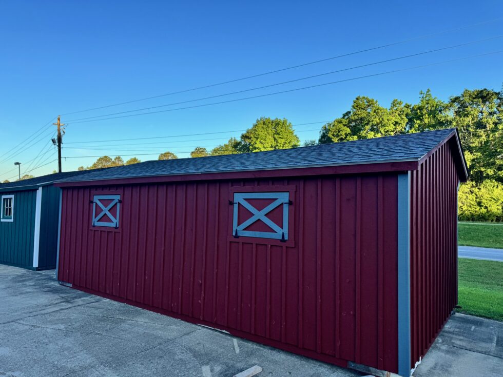 12×24 Run-In Shed – Pewter Gray Shingles – Located in Greenwood, SC! - Image 2