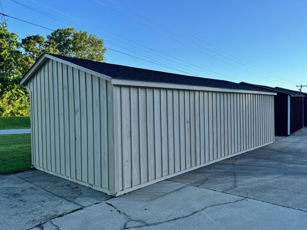12×30 Run-In Shed – Charcoal Shingles – Located in Greenwood, SC! - Image 2