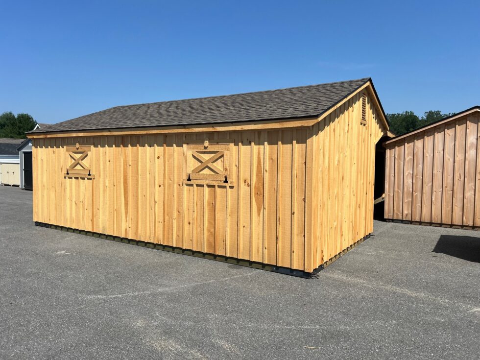 12×24 Run-In Shed – Weatherwood Shingles – Located In Atglen PA - Image 3