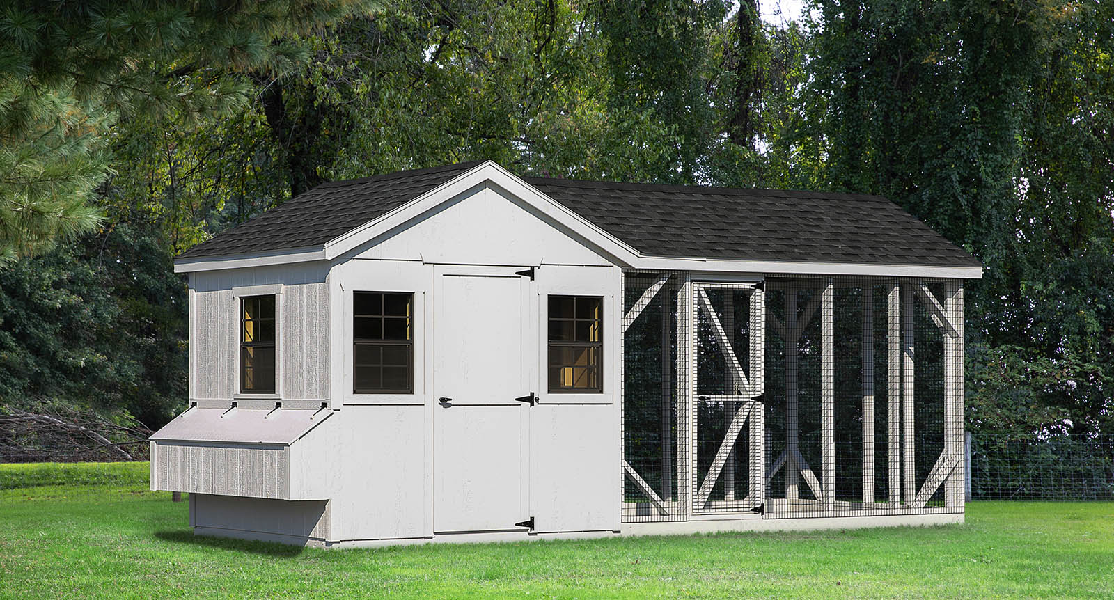 large coop_8x18 a-frame combo