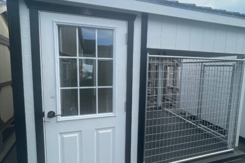 8x10 One Box Kennel - Black Metal Roof - Located in Atglen, PA!