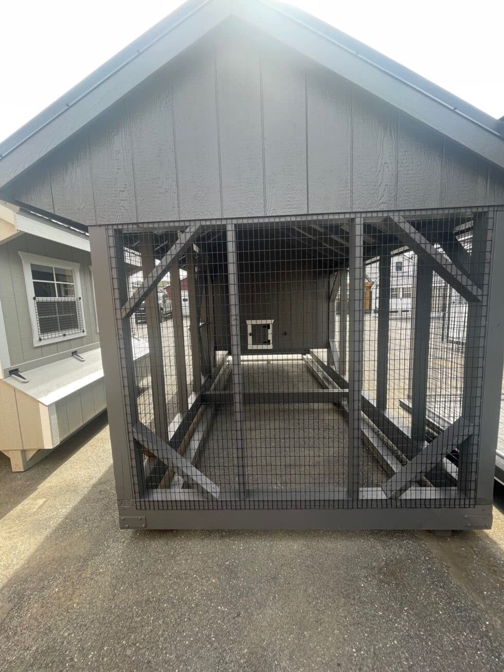 7x16 Quaker Combo - Black Metal Roof - Image 3