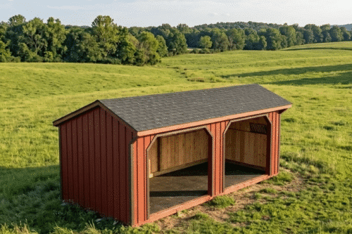 10x24 Run-in Shed - Painted Red! - Located in Atglen, PA