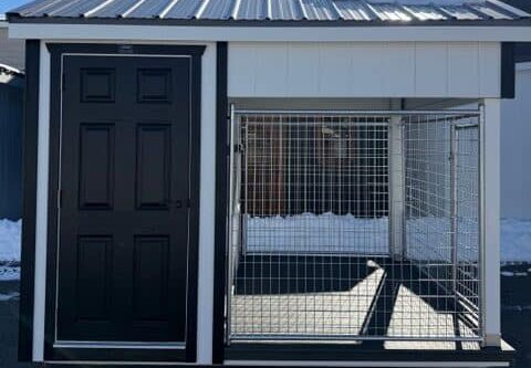 K9 Conference - Upgraded- 8x10 One Box Kennel - Charcoal Metal Roof - Located in Myrtle Beach, SC!