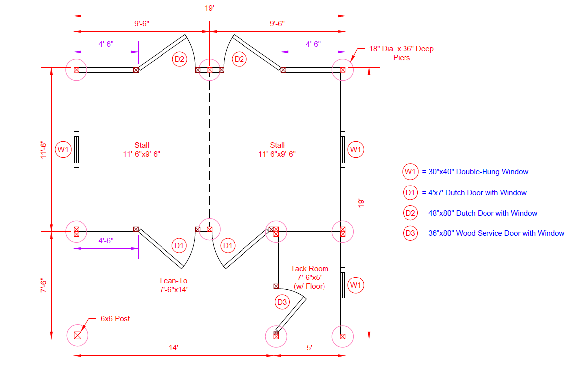 11’6” x 19’ Horse Barn with 7’6” Overhang - Harrisburg Horse World Expo Show Barn! - Image 5
