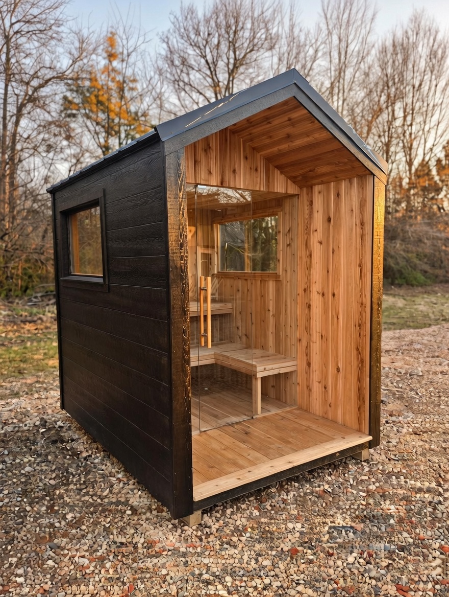 6’7” x 9’ Cedar Glow Sauna - Located in Mooresville, NC!