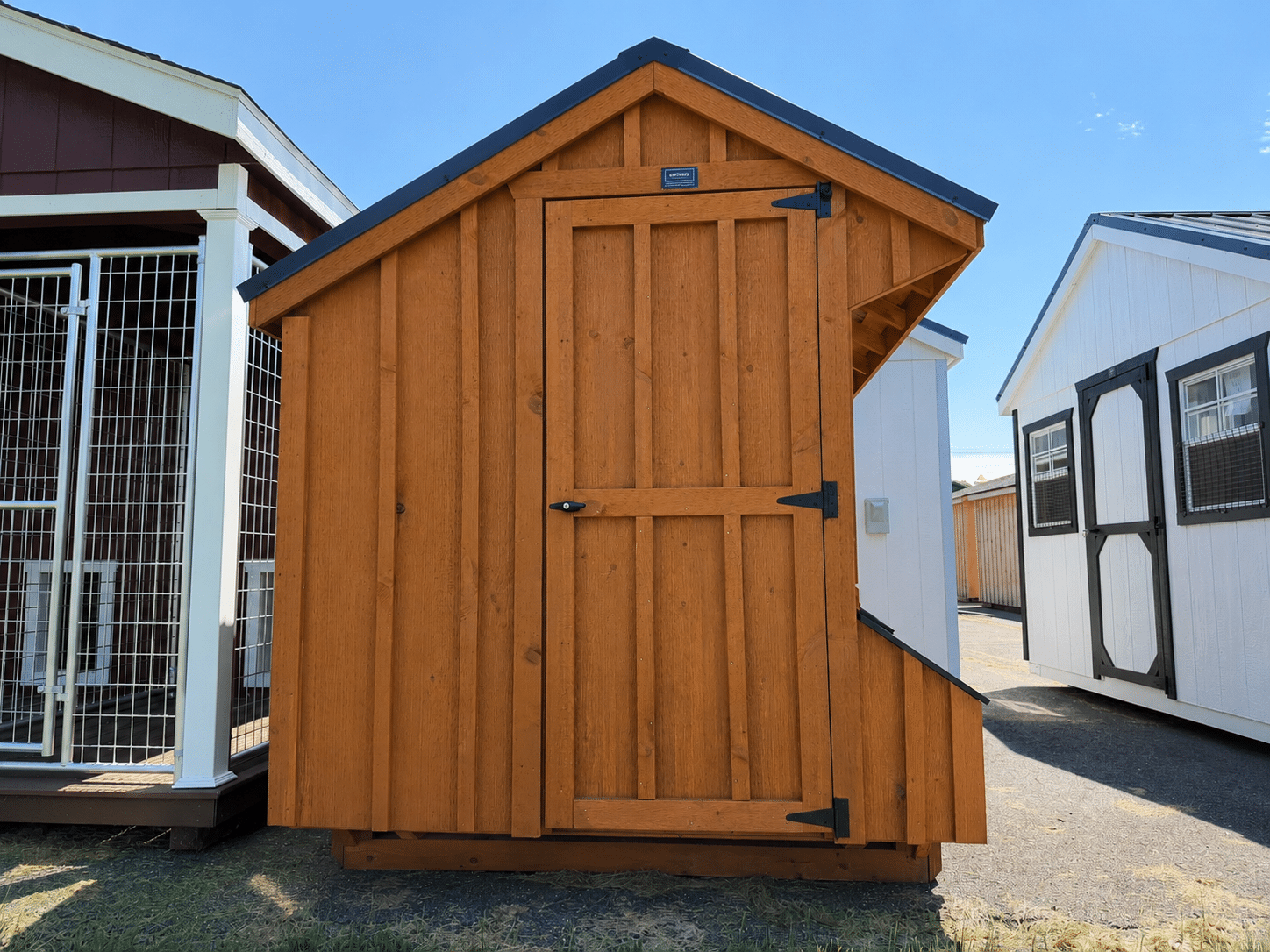 5x8 Cedar Siding Chicken Coop | Quaker Hen House with Power