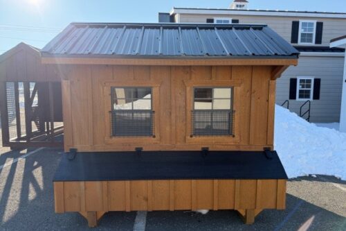 5x8 Quaker Coop - Black Metal Roof - Located in Atglen, PA!