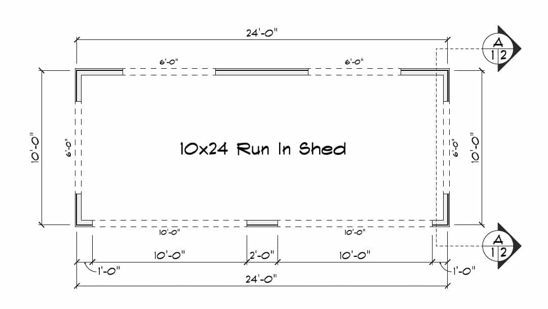 10x24 Run-in Shed - Black Metal Roof - Located in Mooresville, NC - Image 5