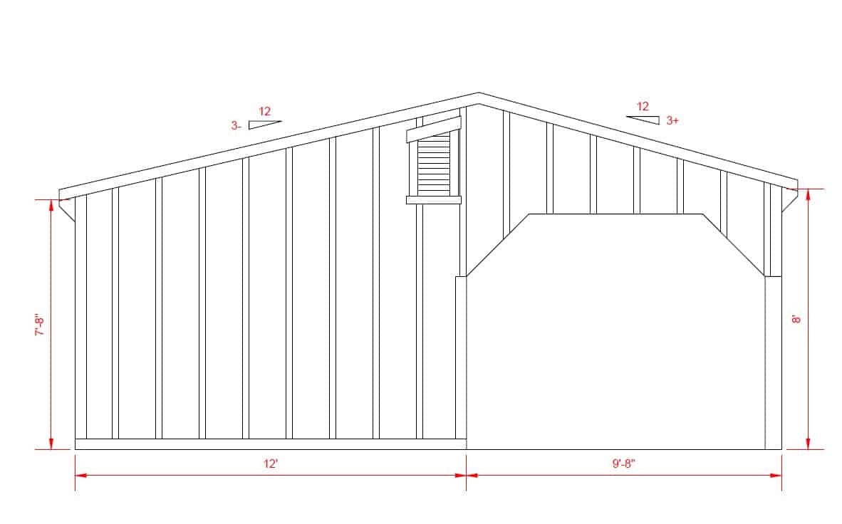 12x32 Shed Row Barn with 10' Overhang - Located in Aiken, SC! - Image 2
