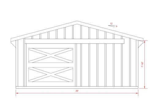 2026 Equine Affaire Show Barn- 20x34 Double-Wide - Choose your colors!