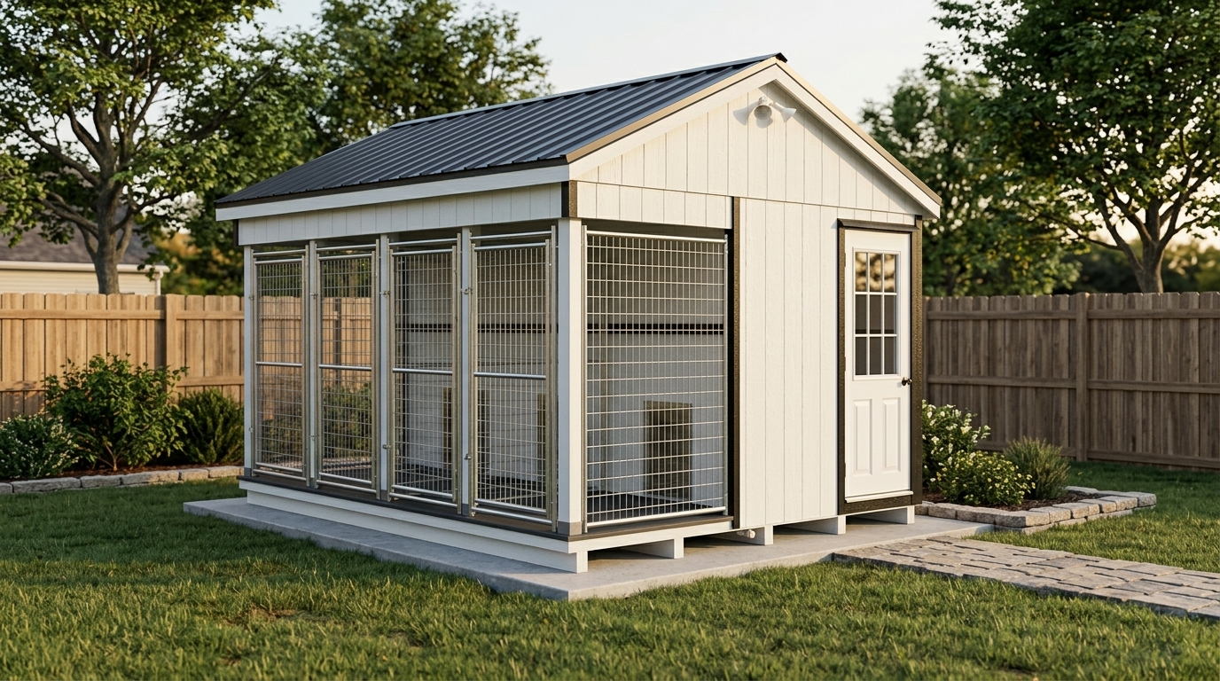 12x16 Four Run Kennel - Located in Atglen, PA!