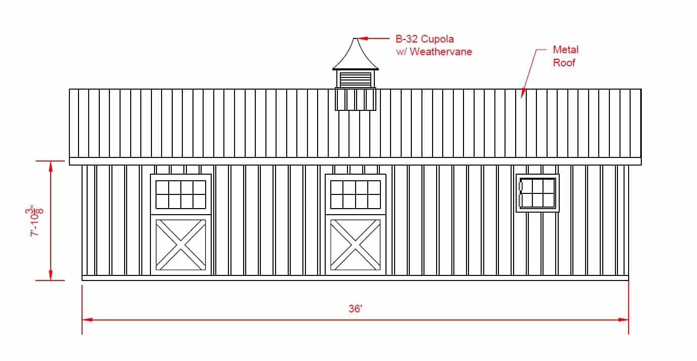 36x36 Low Profile Barn - Located in Mill Hall, PA! - Image 3