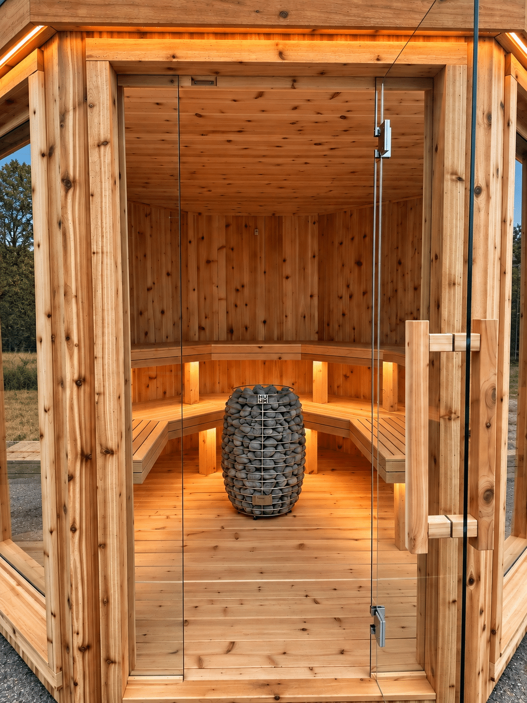 10' Round Vista Sauna - Image 4