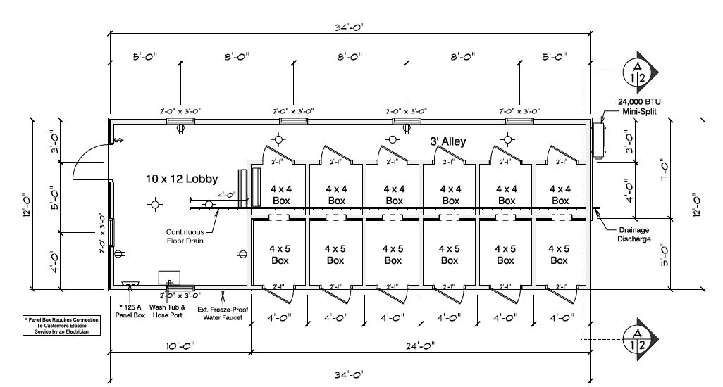 12x34 Commercial Dog Kennel - Located in Atglen, PA! - Image 17