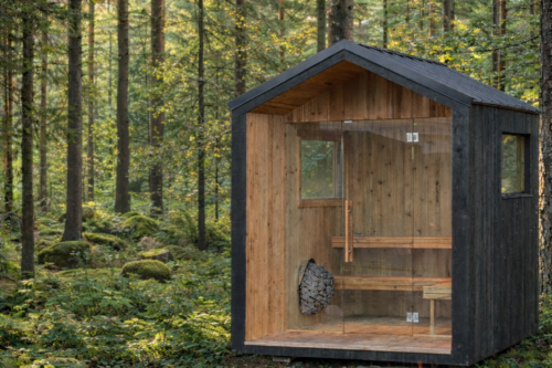 6’7” x 9’ Cedar Glow Sauna - Located at the Equine Affaire Show in Springfield, MA!
