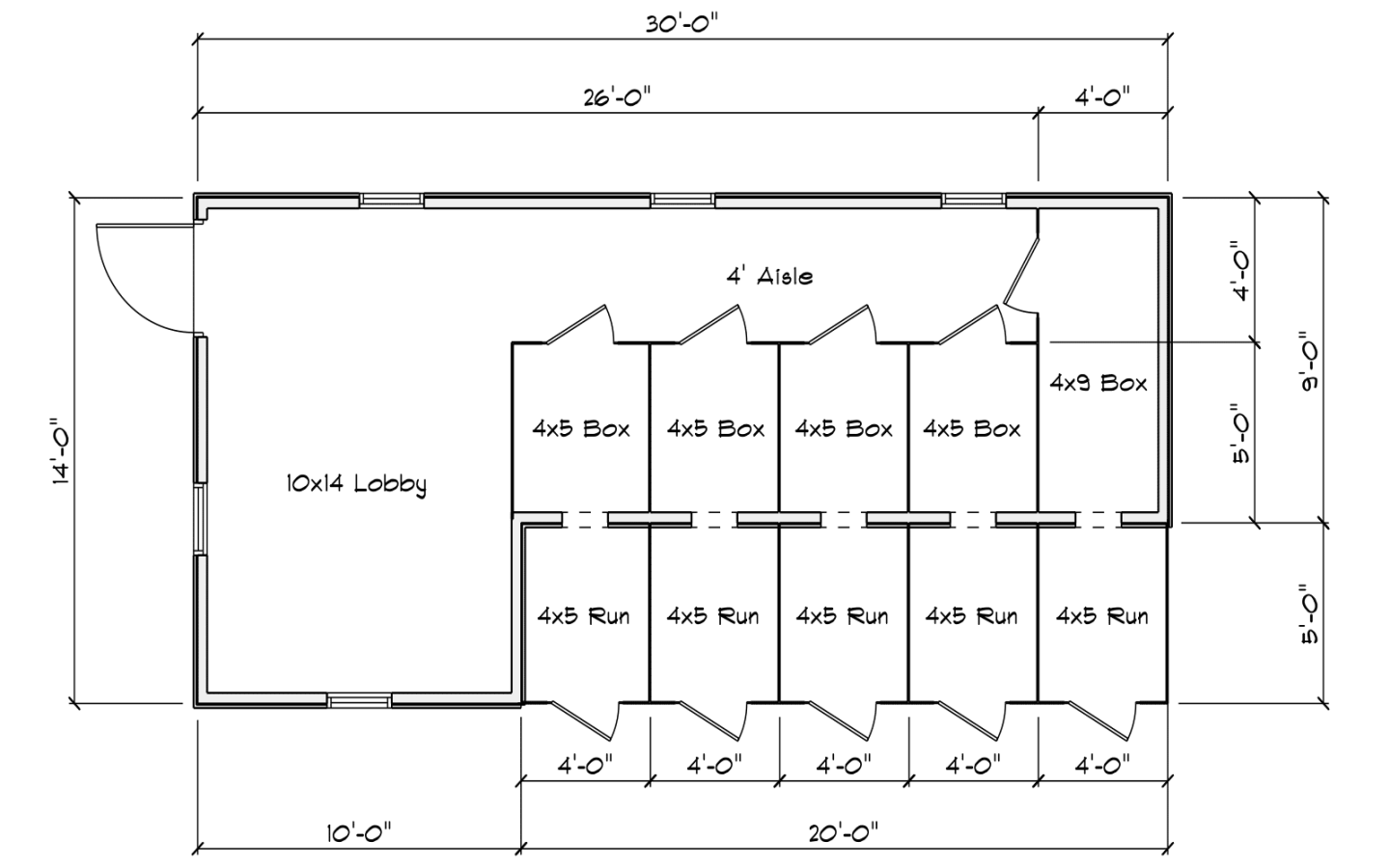 14x30 Layout