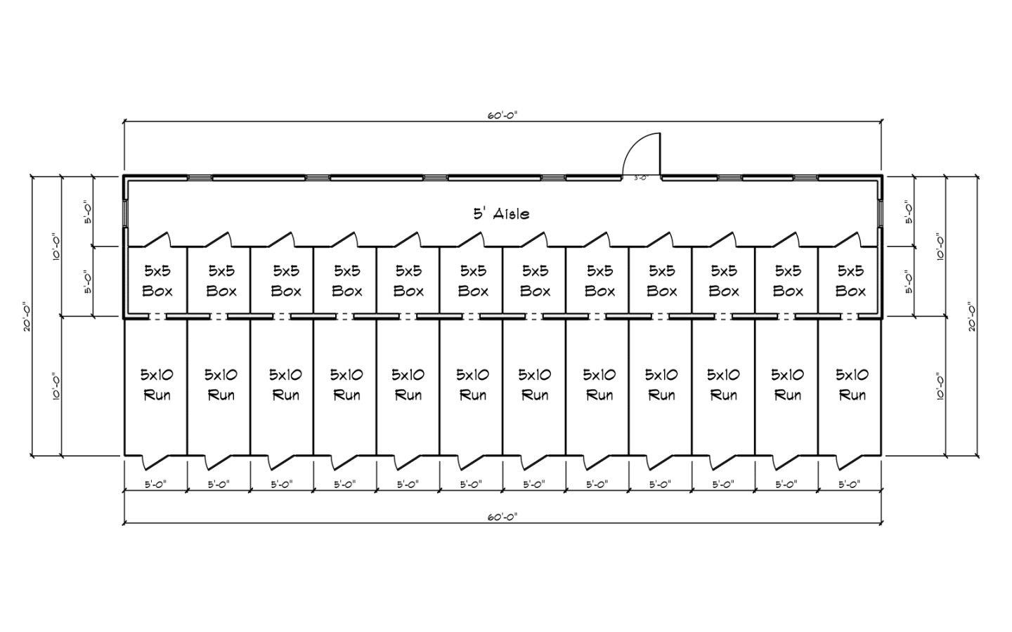 20x60 Layout