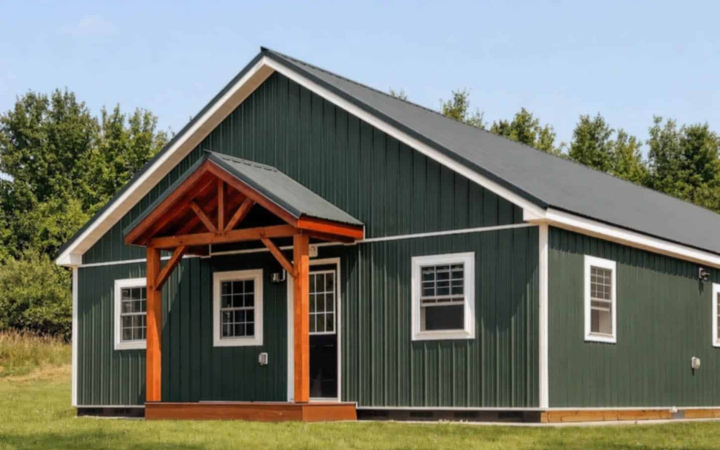 30x60 modular double wide kennel 1