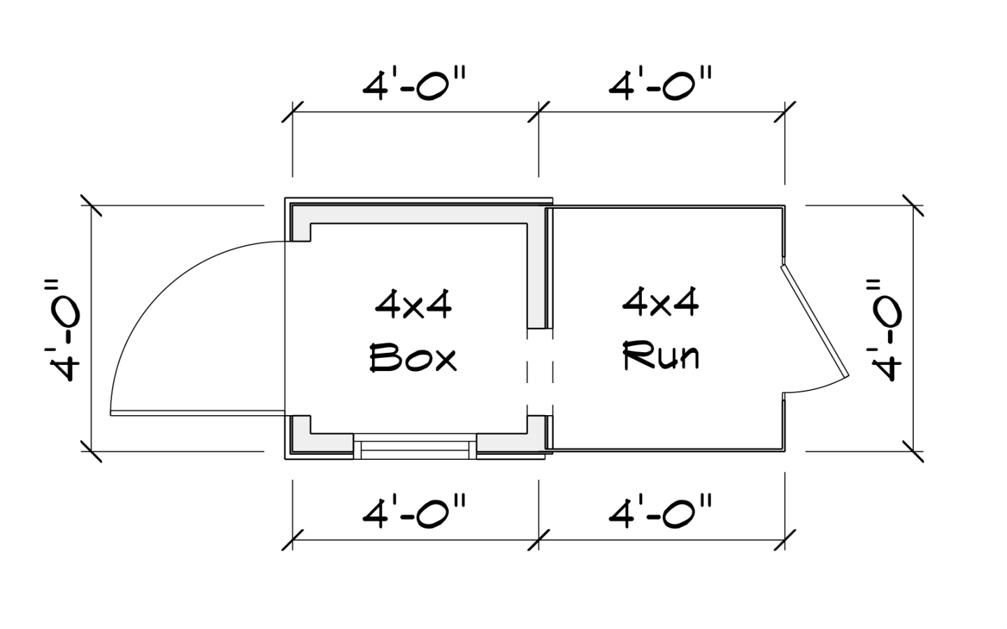 4x8 layout