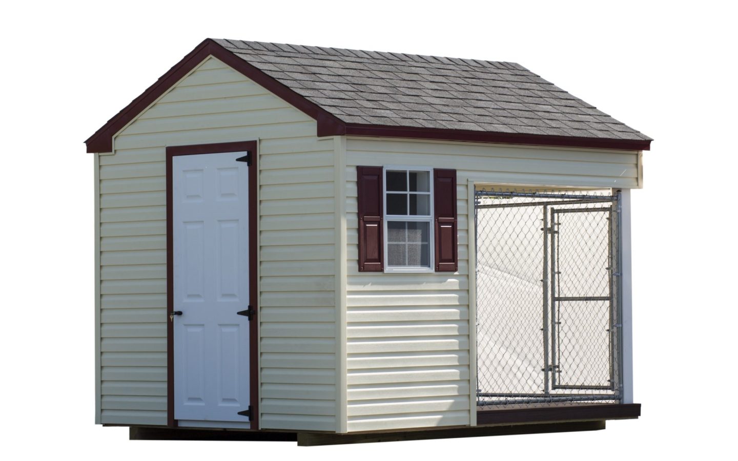 8x10 trad white vinyl back